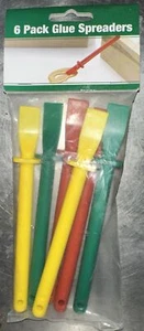 Plastic Spreader Applicator For Paint And Glue Reusable Sticks Pack Of 6 - Picture 1 of 2