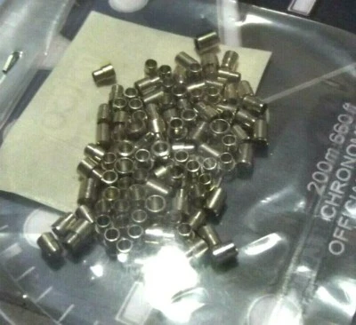 EW2009 assortimento 50 tubi x casse corone orologi watch d polso e tasca case pipes