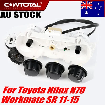 AC Heater Control Unit Panel Switch For 2011-2015 Toyota Hilux N70 Workmate SR - image 1 of 4