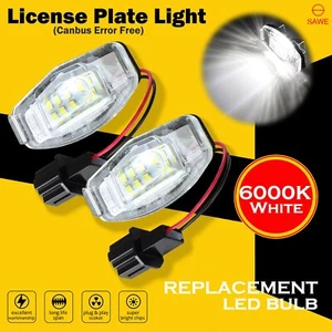 2 LED License Plate Light For Honda Accord Civic Odyssey Acura TSX TL Direct Fit - Bild 1 von 6