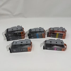Canon Printer Ink Cartridge CLI-8 Black, Magenta, Yellow, Cyan, Black PGI5 lot - Picture 1 of 6