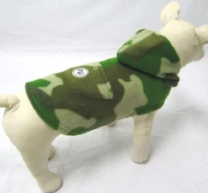 PETELLIGENCE, FLEECE PET HOODIE, CAMOUFLAGE SIZE MEDIUM - Bild 1 von 3