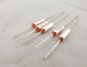 5pcs Thermal Fuse Fuses 133°C 133 Degree TF Cutoff Cut-off 10A AC 250V New - Picture 1 of 10