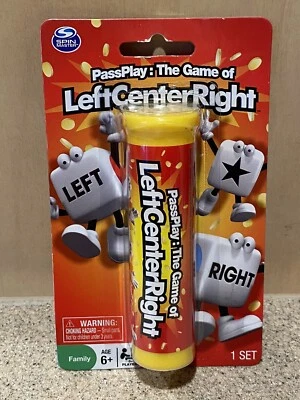 Left Center Right Family Dice Game - New/Sealed - Image 1 of 2