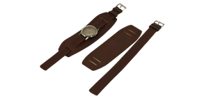 Bracelet montre pour anses soudées avec plaque américaine, dispo.de 16 à 20mm - Imagen 1 de 5