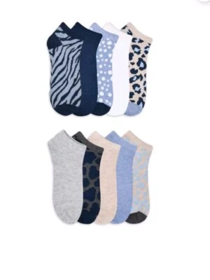 Женские носки низкого покроя без границ, упаковка 10 шт., размеры 4-10 - Изображение 1 из 4