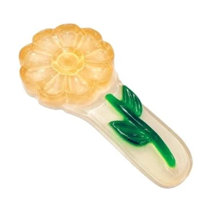 Porta cucchiaio vintage retrò giallo margherita fiore resina lucite acrilico resto anni 70 - Foto 1 di 8