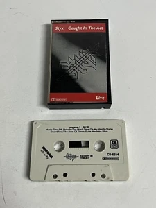 STYX Caught In The Act Live Cassette Tape 1984 Mr. Roboto Come Sail Away TESTED - Picture 1 of 10
