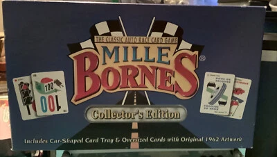 Mille Bornes Classic Auto Race Card Game Collectors Edition 1999 Car Shaped Tray - Image 1 of 3
