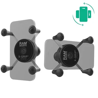 Supporto a X RAM Mount RAM-HOL-UN7BRU Rotating X-Grip Phone Holder con sfera B - Immagine 1 di 4