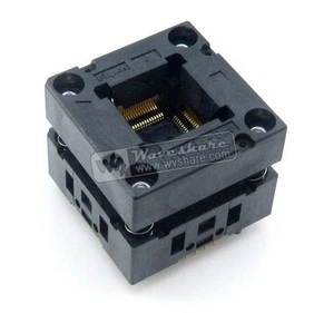 OTQ-64-0.4-01 Enplas QFP64 TQFP64 LQFP64 IC Test Burn-in Socket Free Shipping - Picture 1 of 4
