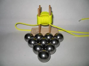 One 1-1/2" Monkey Fist Jig (MoFiJi) Speed pack with 10 balls Made in the USA - Picture 1 of 3
