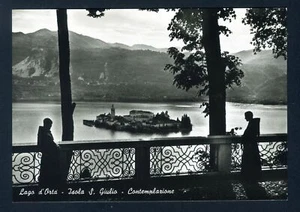 Cartolina - Piemonte - Novara - Lago di Orta Isola S Giulio Contemplazione - Picture 1 of 1