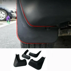 4P FOR Cadillac XT5 2016-2021 Black Car Mud Flaps Fender Splash Guards Mudguards - Picture 1 of 5