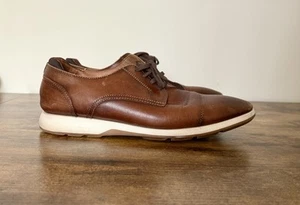 Florsheim Transit Cap Toe Oxfords Mens Size 9.5 Cognac  - Picture 1 of 9
