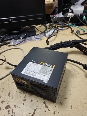 Corsair TX650 CMPSU-650TXV2 650W 80PLUS ATX Power Supply - Image 1 of 4