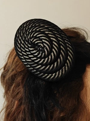 Alexandre De Paris Hair Fascinator Barrette Clip Made In Italy  - Image 1 of 4