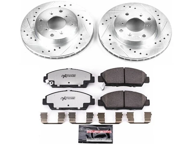 Front Brake Pad and Rotor Kit For 92-96 Honda Prelude Si 4WS S SE QV25B2 Foto 1 de 1