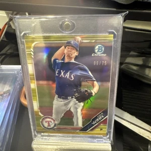 2019 Bowman Chrome Cole Winn Gold 6/75 - Bild 1 von 3