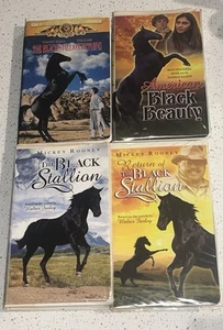Black Stallion, Black Stallion Returns American Black Beauty 4 VHS Lot Clamshell - Picture 1 of 3