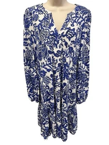 Lilly Pulitzer Alyssa Meeresmotiv Schildkröte Qualle Muschel Kleid Small - Bild 1 von 7