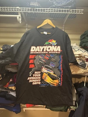 Camiseta vintage años 90 NASCAR Daytona International Speedway para hombre talla XL 1996 Foto 1 de 4