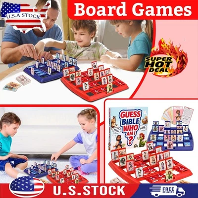 Adivina Biblia Quién Soy Juegos de Mesa 24 Personajes Historia Juguete Fiesta Juego Regalo de Navidad Foto 1 de 4
