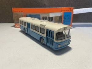 Autobús Tekno escala 1/50 #851 Scania CR 76 - azul/blanco - en caja - Imagen 1 de 11