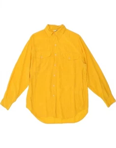 BALLOON Mens Shirt Size 36 Small Yellow Silk AK05 - Picture 1 of 3