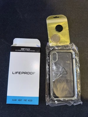 Funda LifeProof Next Series para Apple iPhone x/Xs - Cristal Negro (Claro/Negro) Foto 1 de 3