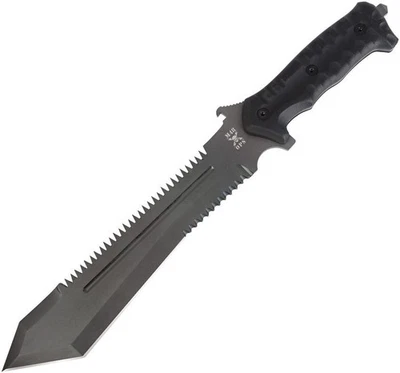 United Cutlery M48 OPS Fixed Knife 10" Full Tang 420A Steel Blade Rubber Handle - Image 1 of 2