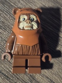 LEGO star wars minifigure Sw0513 Ewok (Wicket) with tan face paint pattern.