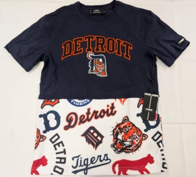 Detroit Tigers Pro Standard Shirt MLB Men's Luxury Athletic All Over Print Sz S - Image 1 of 4