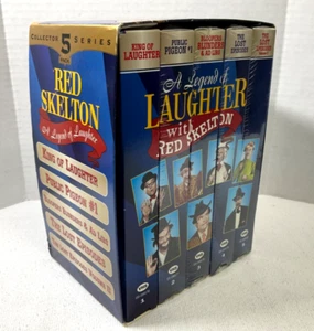 Red Skelton - A Legend of Laughter Box Set Of 5 VHS Tapes 4 Tapes New Sealed - Picture 1 of 4