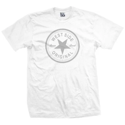 Youth West Side 原装反向 T 恤 | Born & Bred Raised 男孩制造 T 恤 — 第 1/2 张图片