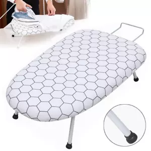 Tabletop Ironing Board 80 x 30cm Foldable Small Lightweight Compact Space Saving - Picture 1 of 11