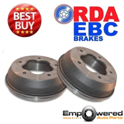 RDA REAR BRAKE DRUMS FOR FORD TRANSIT *SINGLE REAR WHEEL* 1965-1986 RDA6070 PAIR - image 1 of 4