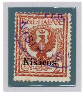 EGEO - NISIROS 1912 - Serie ordinaria 2 c. - Aquila, tipo floreale - Bild 1 von 1