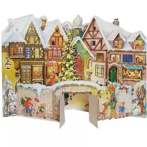 + Nostalgischer Aufstell - ADVENTSKALENDER "Stadtmauer" 555 - Bild 1 von 4