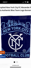 Alexander Ring Autographed NYC Football Club Team Soccer Banner