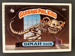 Topps Garbage Pail Kids Dinah Saur 88a 1986 - Foto 1 di 2