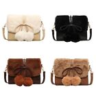 Must Have Women s Plush Small Square Bag Crossbody Bags Handba for Daily Use