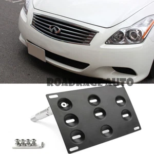 For 08-13 Infiniti G37 2Dr Coupe Tow Hook Hole Eye License Plate Relocate - Picture 1 of 1