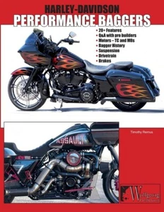 Harley-Davidson Performance Baggers book~Motorcycle~TC & M8 Motors~chassis~NEW! - Picture 1 of 1