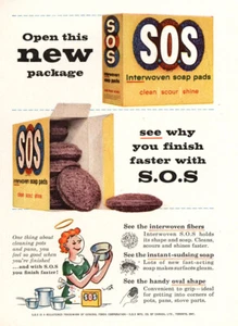 1959 SOS: Open This New Package Vintage Print Ad - Picture 1 of 1