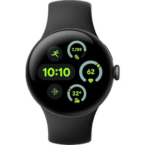 Google Pixel Watch 3 45mm matowy czarny / obsidian 32GB + 2GB WIFI + Bluetooth NOWY - Zdjęcie 1 z 4