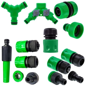 GARDEN HOSE QUICK CONNECT EASY TO USE OUTDOOR HOSE CONNECTOR VARIOUS TYPES - Picture 1 of 14