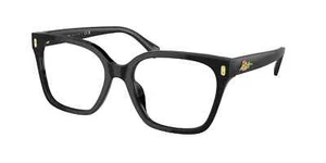 $133 RALPH BY RALPH LAUREN RA7158U 55-18-145 | Shiny Black - Picture 1 of 11