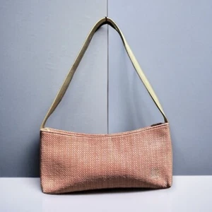 🌻DKNY Schultertasche City Rosa Creme Gewebt - Bild 1 von 13