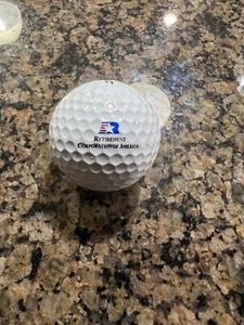 LOGO PELOTA DE GOLF - (1) ORIGINAL CORPORACIÓN DE RETIRO DE AMÉRICA - LOGOTIPO ANTIGUO!!️ - Imagen 1 de 2